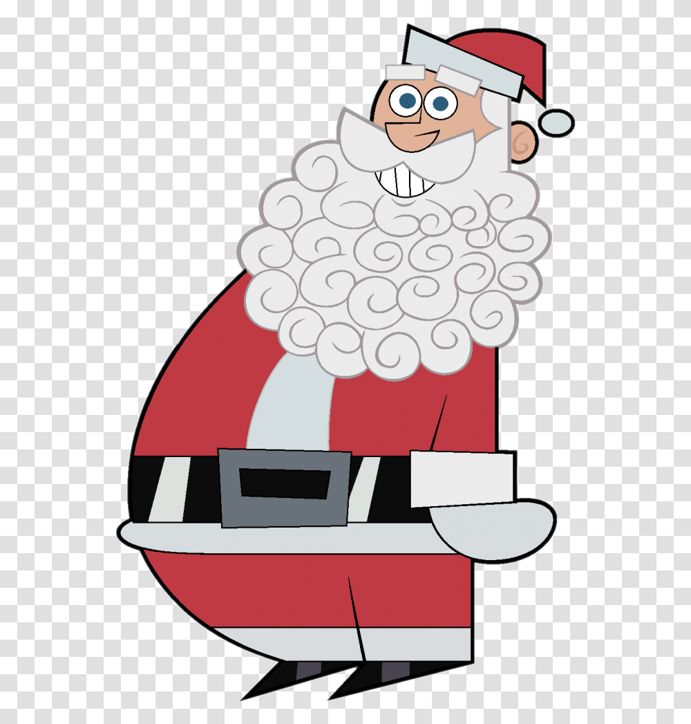 Santa Claus Fairly Odd Parents, Doodle, Drawing Transparent Png