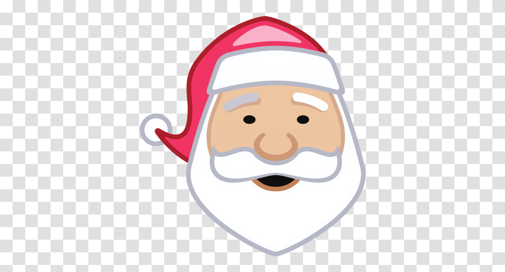 Santa Claus Free Icon Of Christmas Vector Santa Claus, Helmet, Clothing, Apparel, Snowman Transparent Png