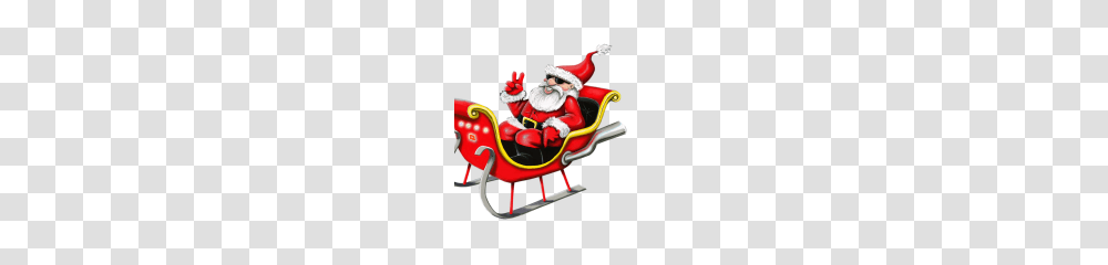 Santa Claus Free Image, Transportation, Vehicle, Sled Transparent Png