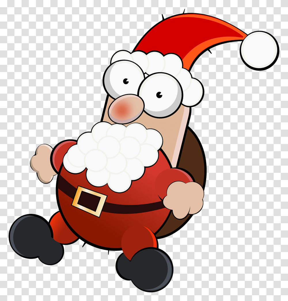 Santa Claus Funny, Super Mario Transparent Png