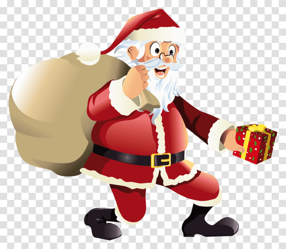 Santa Claus Gifts & Free Giftspng Santa Claus Without Background, Elf, Person, Human, Toy Transparent Png