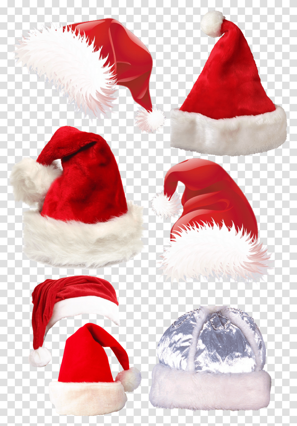 Santa Claus Hat, Christmas Stocking, Gift, Sweets, Food Transparent Png