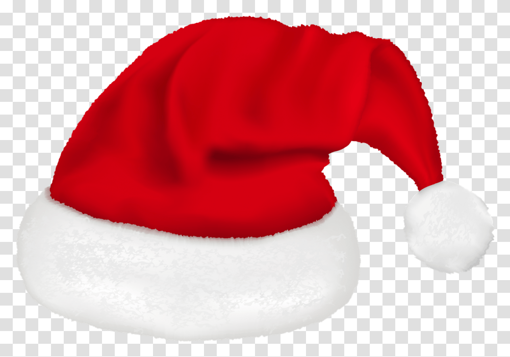Santa Claus Hat Clipart Background Christmas Hat, Food, Plant, Apparel Transparent Png