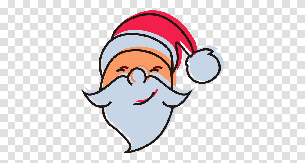 Santa Claus Head Cartoon Icon 16 Santa Head Background, Face, Beard, Helmet, Clothing Transparent Png