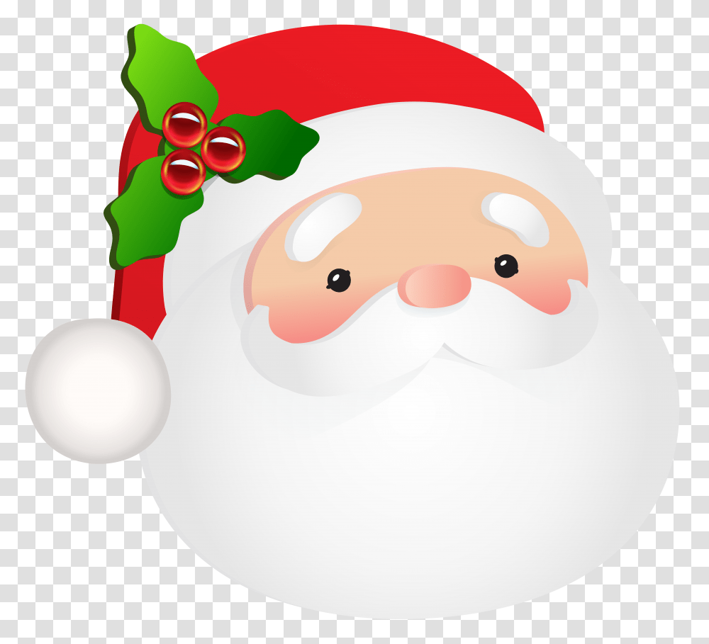 Santa Claus Head Clip Art, Snowman, Winter, Outdoors, Nature Transparent Png