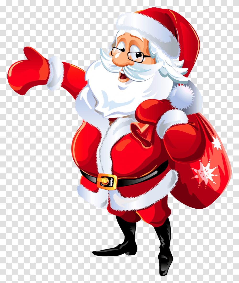 Santa Claus Hello Clip Arts Merry Christmas Santa, Performer, Magician, Elf Transparent Png