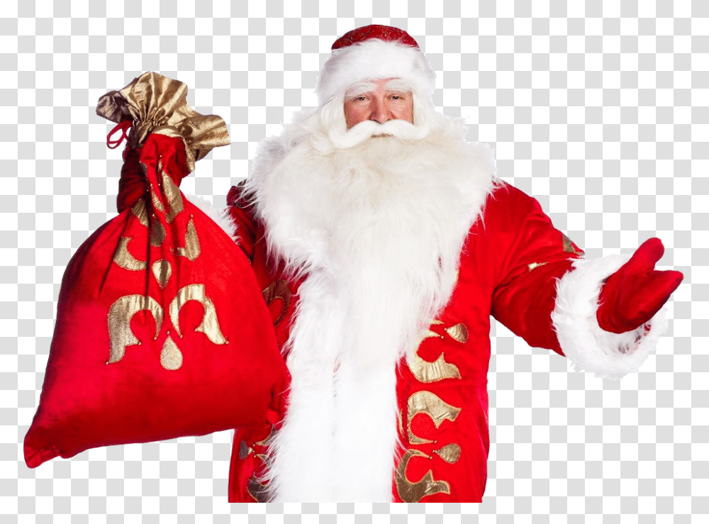 Santa Claus, Holiday, Costume, Person Transparent Png