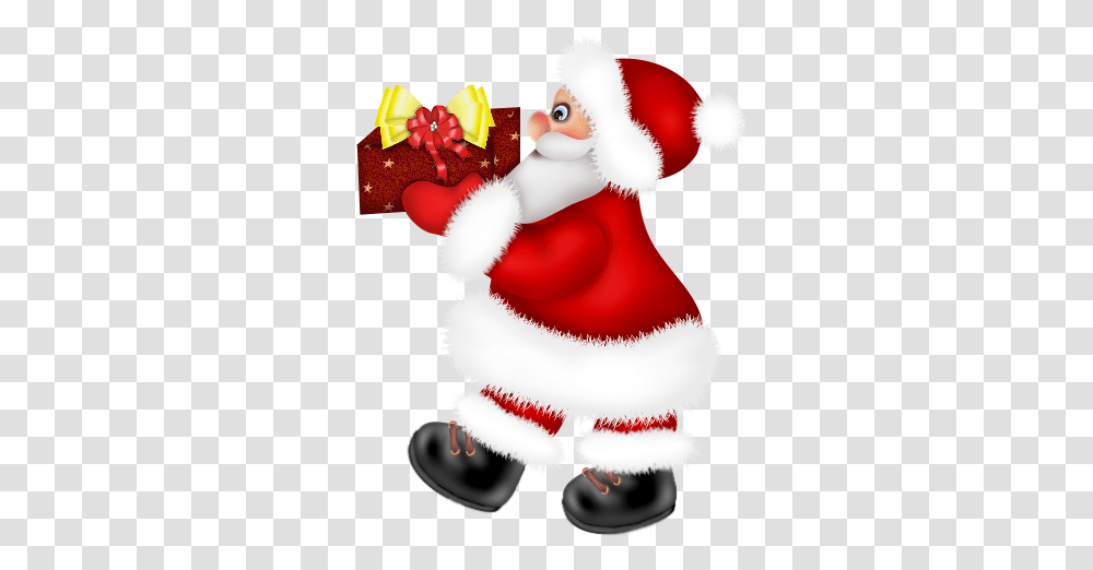 Santa Claus, Holiday, Gift, Snowman, Winter Transparent Png