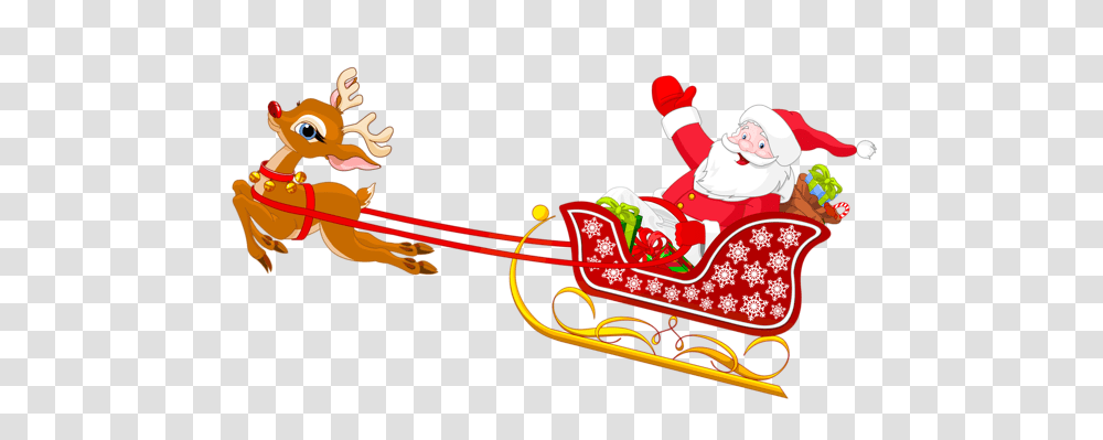 Santa Claus, Holiday, Sled, Person, Human Transparent Png