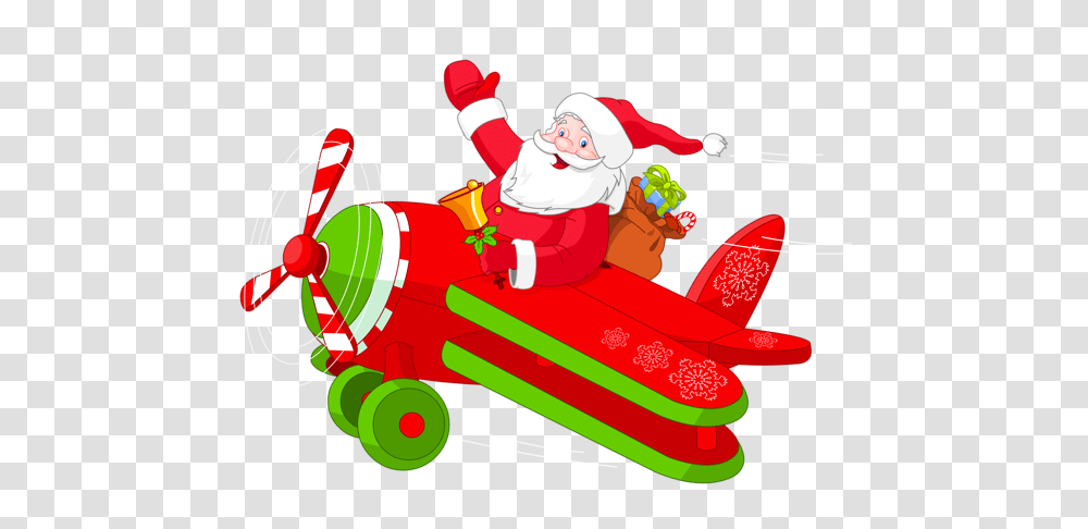 Santa Claus, Holiday, Toy, Person, Transportation Transparent Png