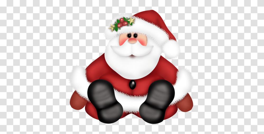 Santa Claus, Holiday, Toy, Plush, Tree Transparent Png