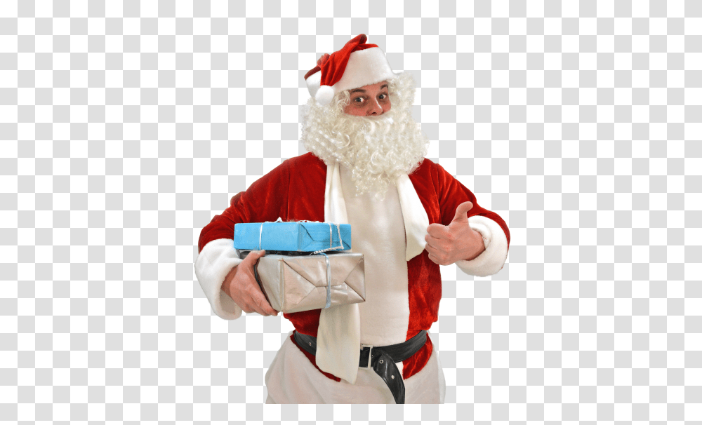 Santa Claus Image, Costume, Person, Face Transparent Png