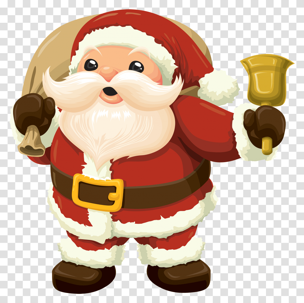 Santa Claus Kawaii, Snowman, Winter, Outdoors, Nature Transparent Png