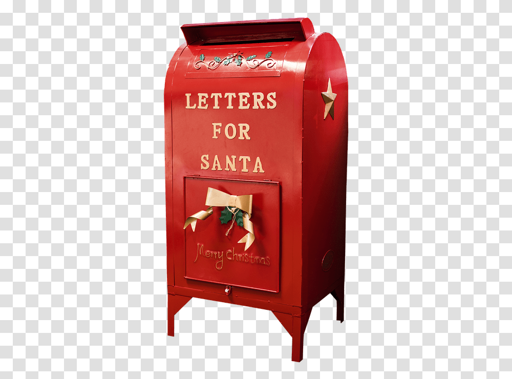Santa Claus Mailbox Letters For Santa Mailbox, Letterbox, Postbox Transparent Png