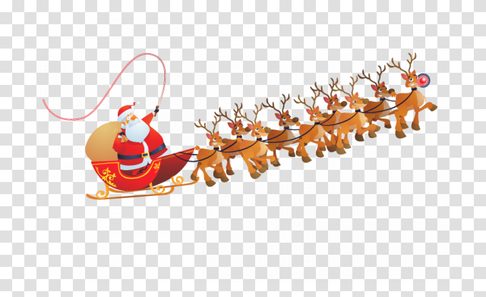 Santa Claus On Sleigh, Crowd, Chandelier, Theater, Room Transparent Png