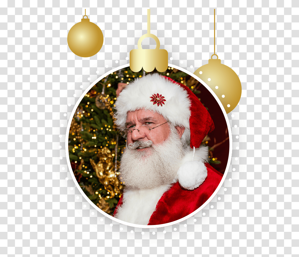 Santa Claus, Ornament, Face, Person, Human Transparent Png