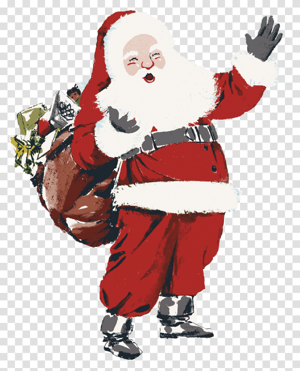 Santa Claus, Person, Elf, Performer, Costume Transparent Png