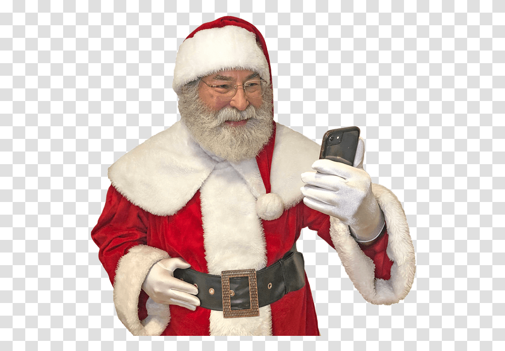 Santa Claus, Person, Human, Costume, Face Transparent Png