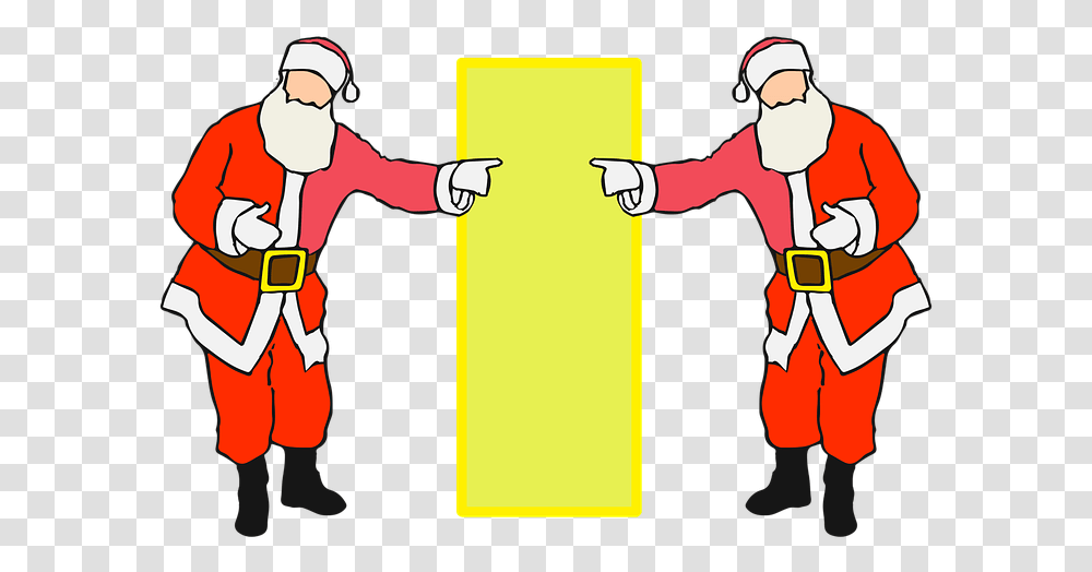 Santa Claus, Person, Human, Hand, Kicking Transparent Png