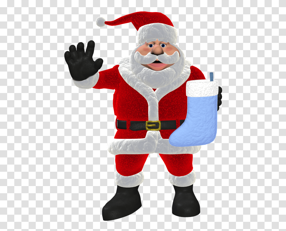 Santa Claus, Plush, Toy, Apparel Transparent Png