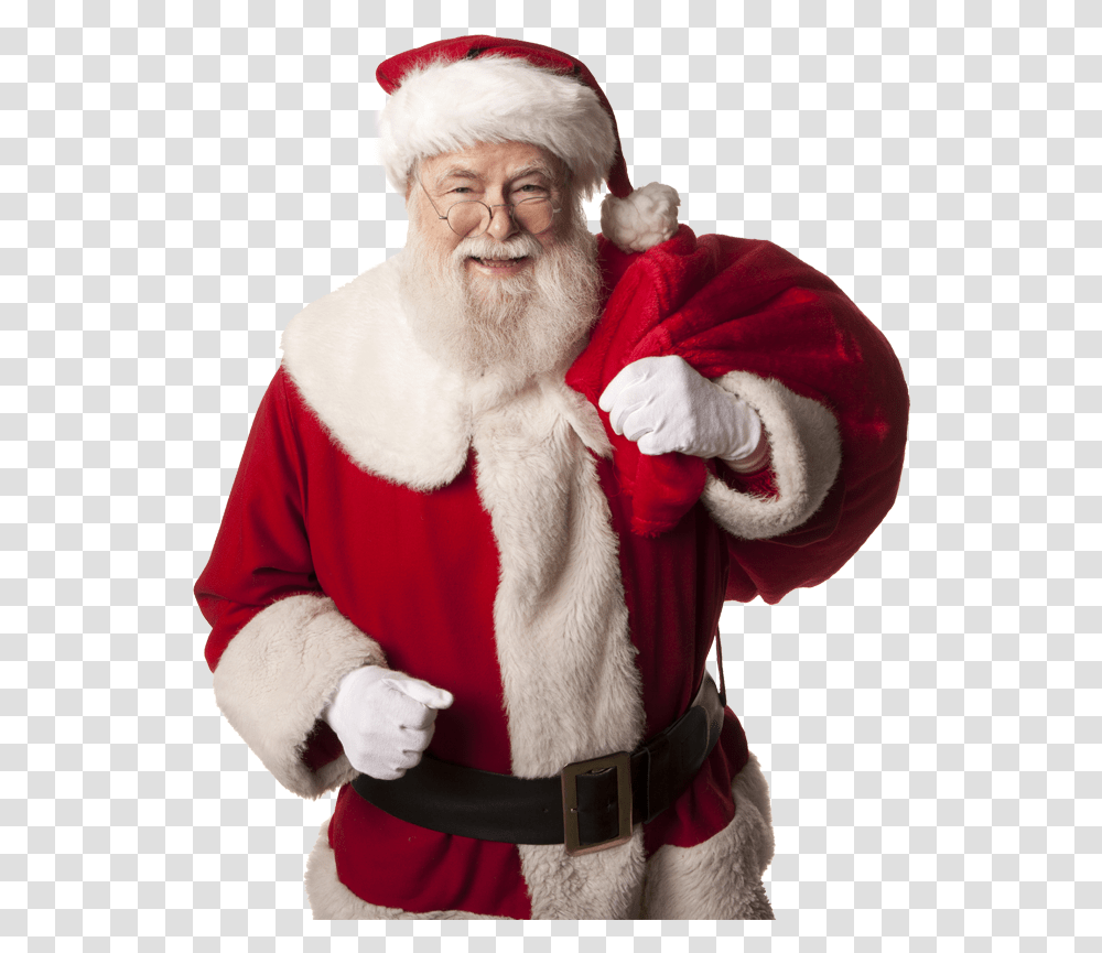 Santa Claus Real, Person, Costume, Face Transparent Png