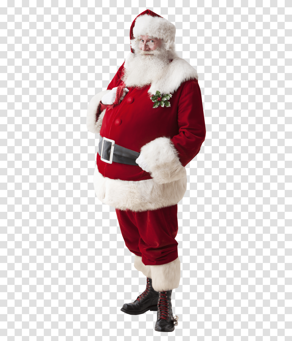 Santa Claus Real Santa Claus Full Body, Apparel, Person, Human Transparent Png