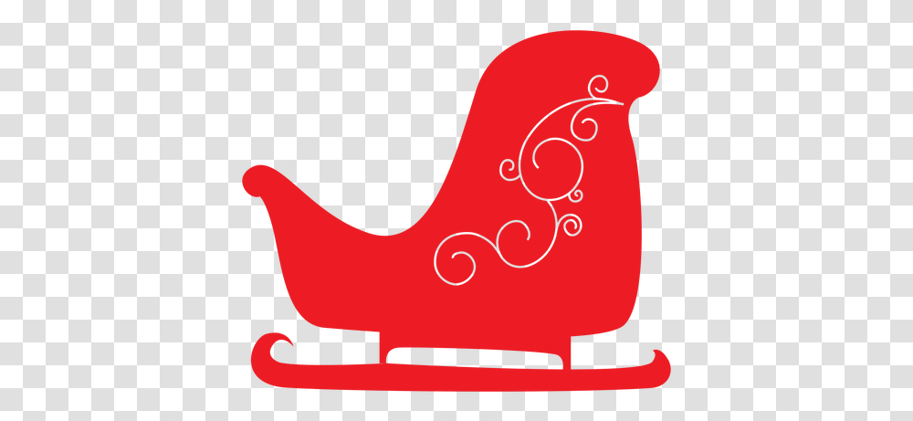 Santa Claus Reindeer Sled Christmas Santa Sleigh Background Sleigh, Furniture, Animal, Bird, Text Transparent Png