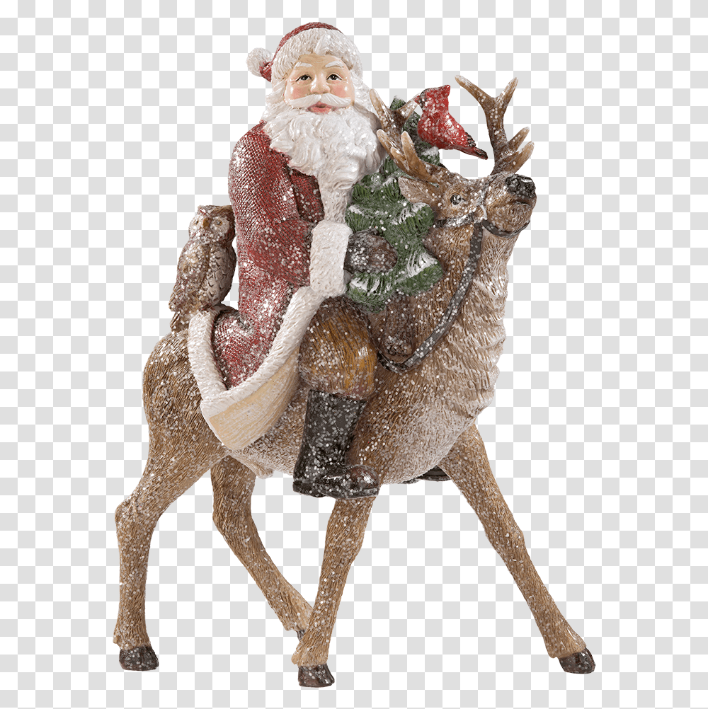 Santa Claus Santa Claus, Figurine, Sweets, Crystal, Clothing Transparent Png