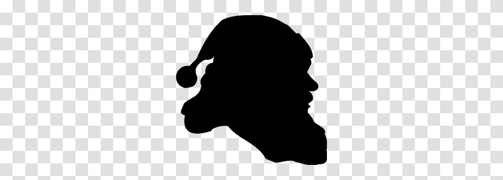 Santa Claus Silhouette Profile Dingbat Clip Arts For Web, Gray, World Of Warcraft Transparent Png