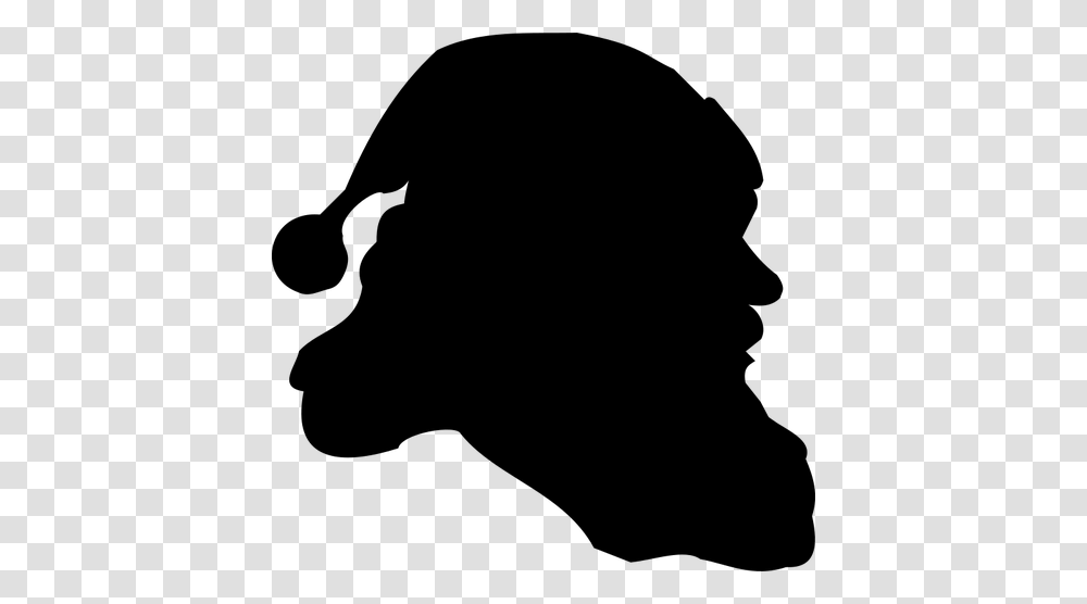 Santa Claus Silhouette Vector, Gray, World Of Warcraft Transparent Png