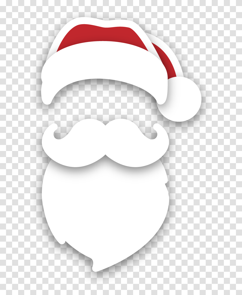 Santa Claus, Stencil, Baseball Cap, Hat Transparent Png