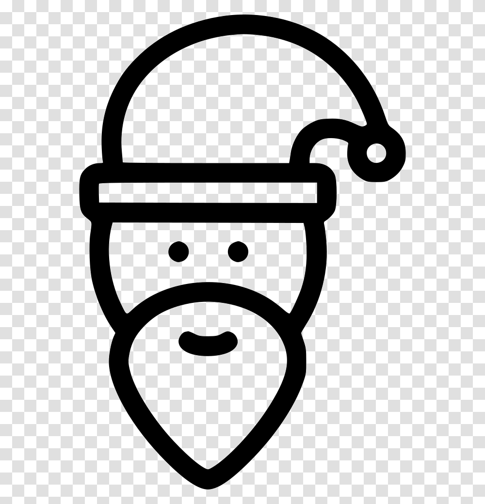 Santa Claus, Stencil, Logo, Trademark Transparent Png