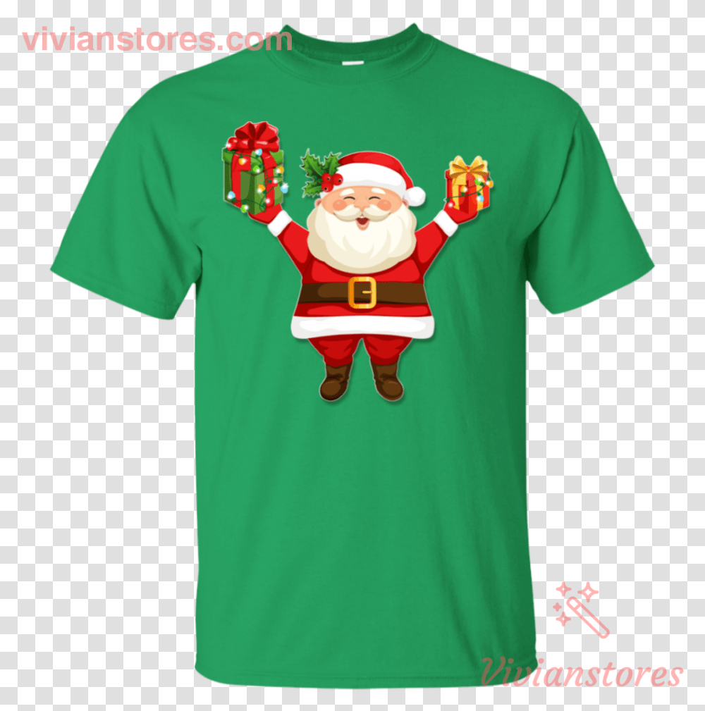 Santa Claus Sweatshirt Cute, T-Shirt, Word Transparent Png