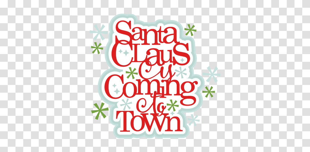 Santa Claus Title Scrapbook Clip Art Christmas Cut Outs For Cricut, Alphabet, Label Transparent Png