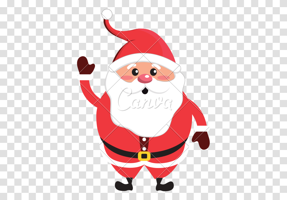 Santa Claus With Christmas Suit And Beard Icons By Canva Christmas Santa Silhouette, Snowman, Winter, Outdoors, Nature Transparent Png