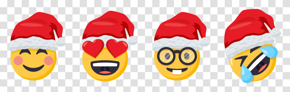 Santa Clipart Emoji Emoji Heart Eyes Santa, Hat, Photography, Cap Transparent Png
