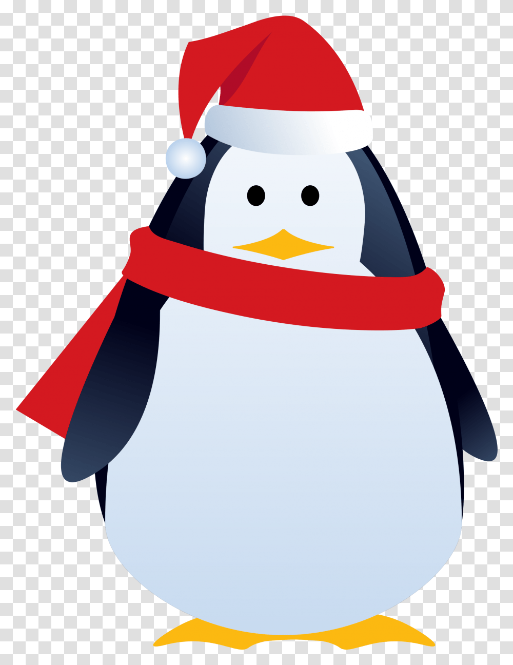 Santa Clipart Tie Free For Download Christmas Penguin, Snowman, Winter, Outdoors, Nature Transparent Png