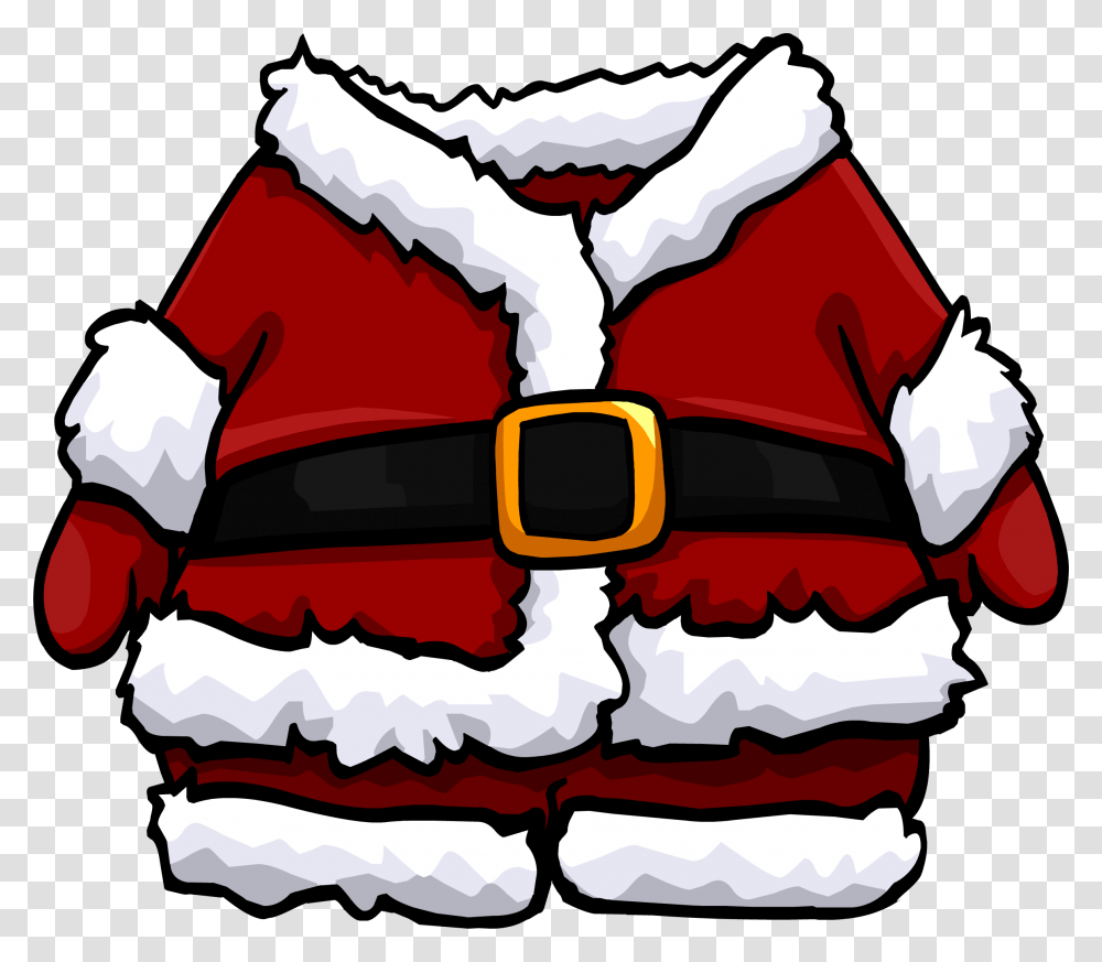 Santa Clothes Clipart, Gift, Lifejacket, Vest Transparent Png