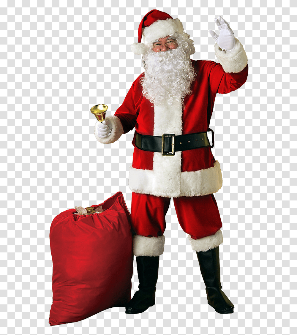 Santa Costume, Person, Face, Beard, Elf Transparent Png