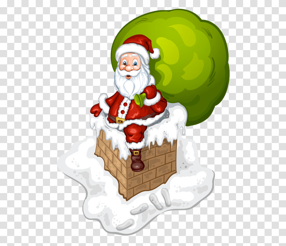 Santa, Cream, Dessert, Food, Creme Transparent Png