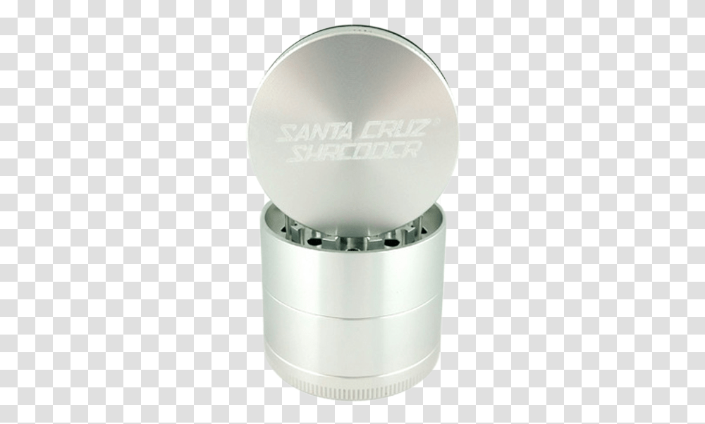 Santa Cruz Shredder 4 Piece Medium Grindersifter Silver Box, Mixer, Appliance, Helmet, Cooker Transparent Png