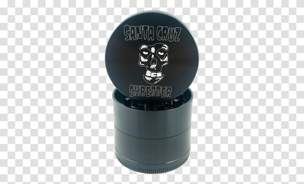 Santa Cruz Shredder 4 Piece Skull Grindersifter Santa Cruz Shredder Skull, Label, Jar, Helmet Transparent Png