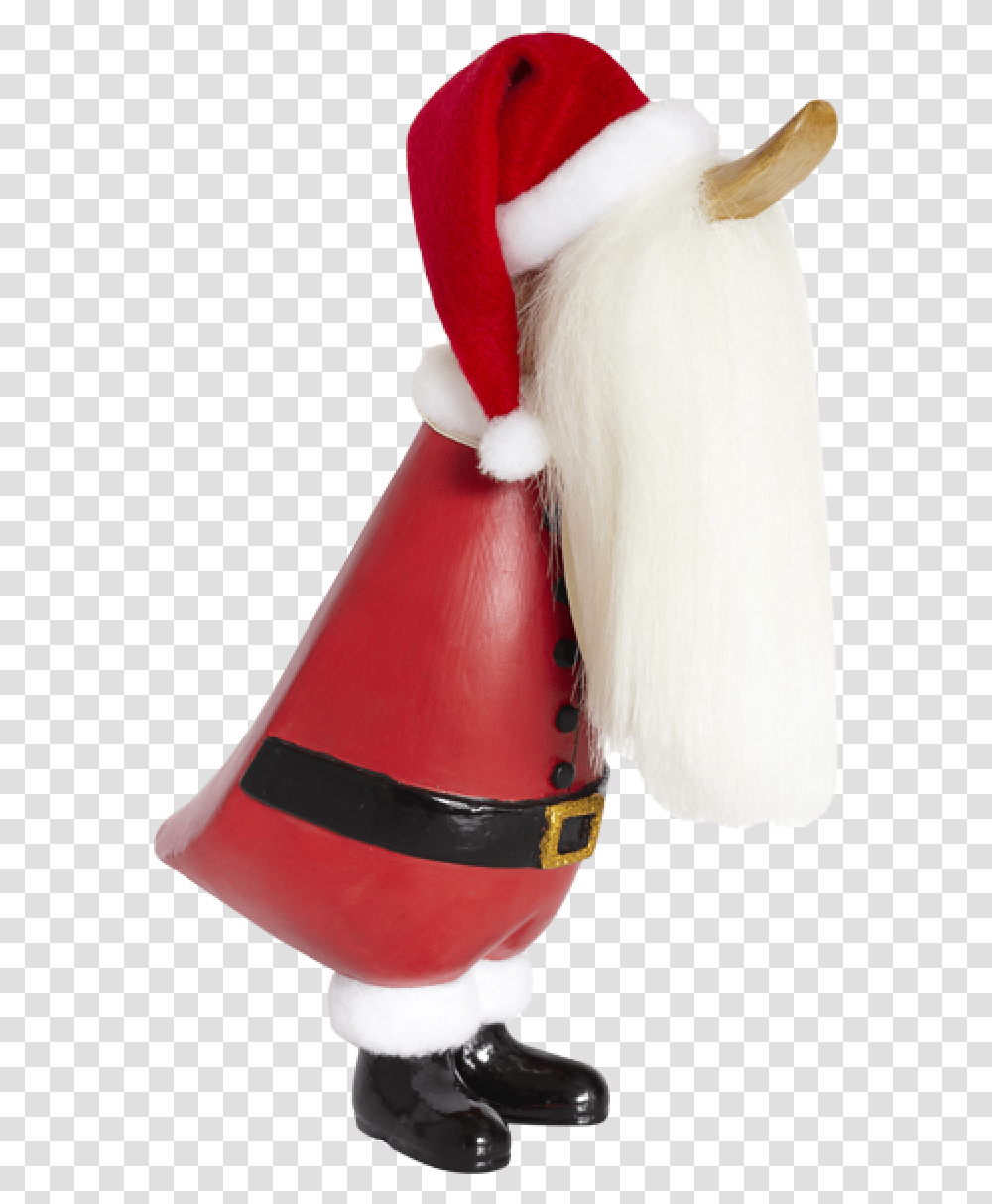 Santa Duckling With Beard Santa Claus, Apparel, Party Hat, Bird Transparent Png