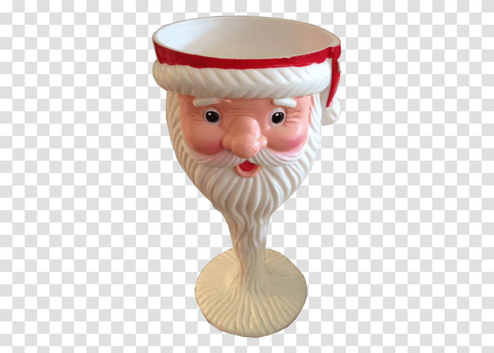 Santa Egg Cup Background Free Images Christmas Cup, Glass, Goblet, Sweets, Food Transparent Png