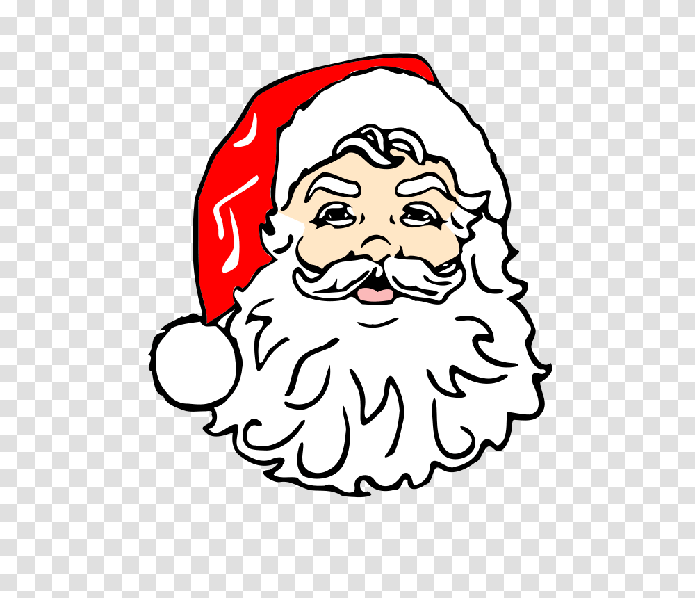 Santa Face Clip Art, Performer, Beard, Food, Flour Transparent Png