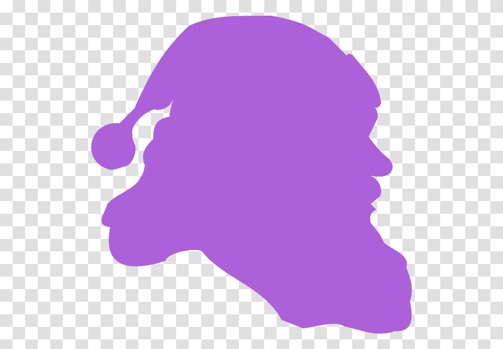 Santa Face Silhouette Svg, Outdoors, Nature, Balloon, Land Transparent Png