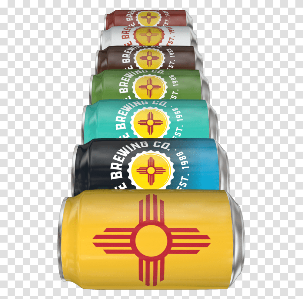 Santa Fe Brewing Cans Cylinder, Number, Label Transparent Png