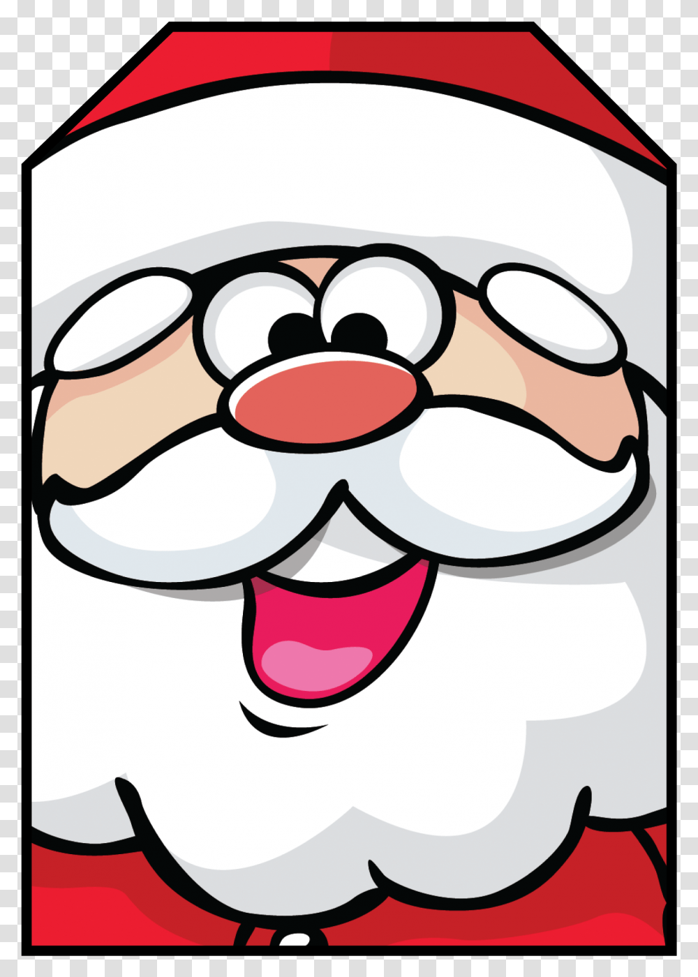 Santa Gift Tag Santa Face Clipart, Mouth, Sunglasses, Accessories, Accessory Transparent Png
