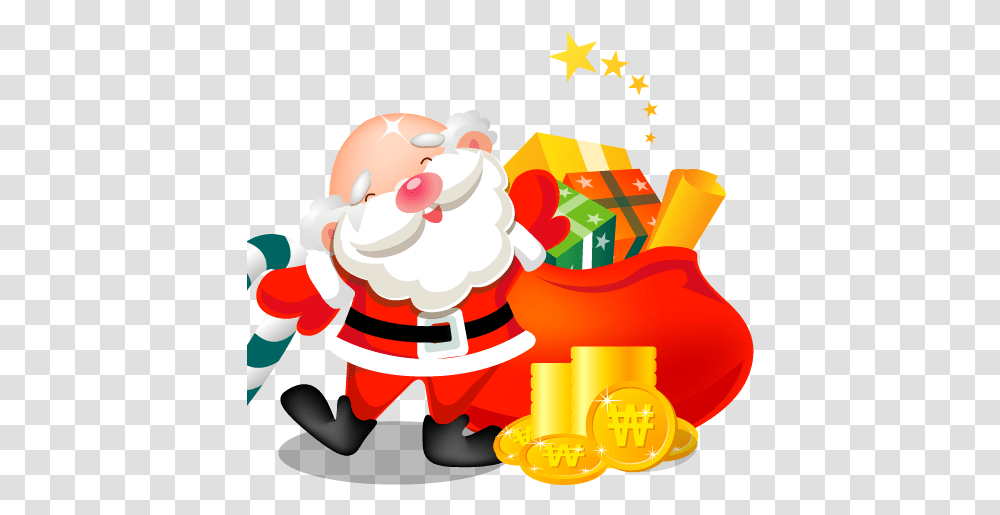 Santa Gifts Bag Icon Iconset Mid Nights Christmas Santa With Gifts, Birthday Cake, Dessert, Food, Tree Transparent Png