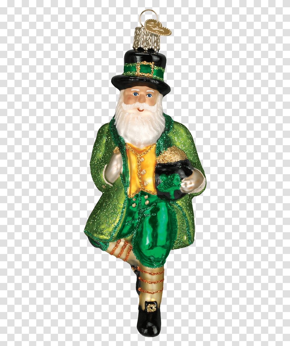 Santa Hat And Beard Christmas Ornament, Figurine, Doll, Toy, Costume Transparent Png